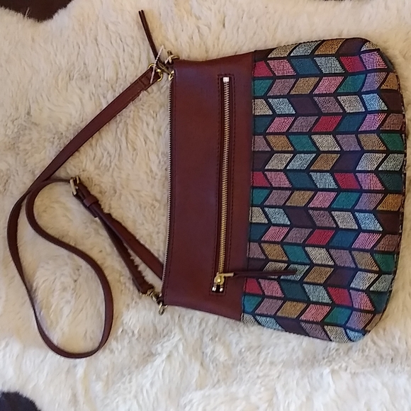 Fossil Bags Nwot Fossil Geometric Crossbody Bag Poshmark